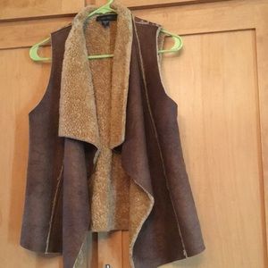 Karen Kane Brown Fur Vest
